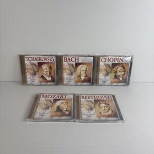 Classical Music 5 CD Composers Set 50 Masterpieces Bach, Beethoven, Mozart…
